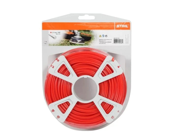 STIHL red round trimmer line point 105 inch 65 metre carded pack