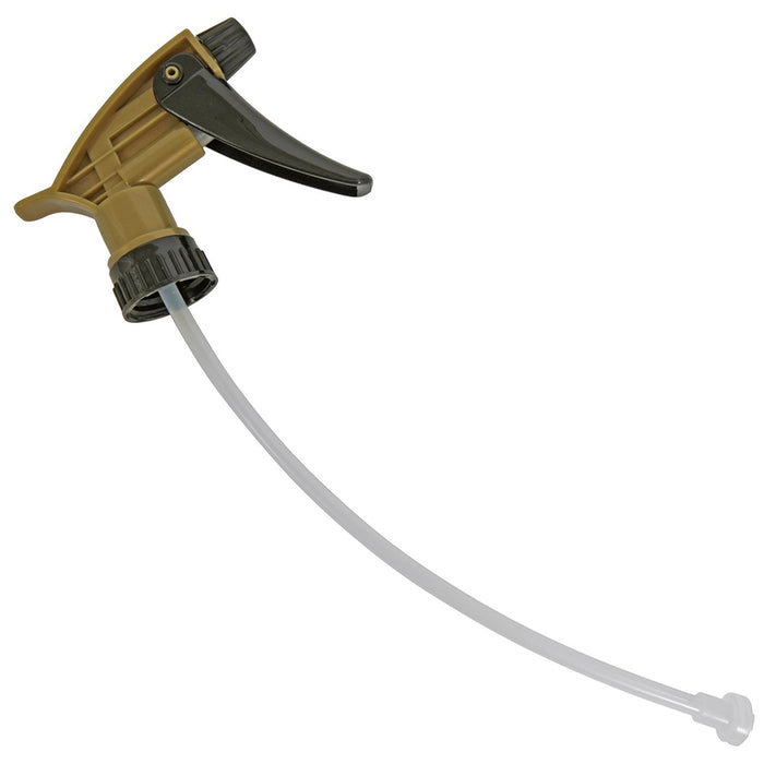 Tolco® Model 320ARS™ Acid-Resistant Trigger Sprayer – Gold/Black | 1.4 mL, 28/400, 9.5" Tube