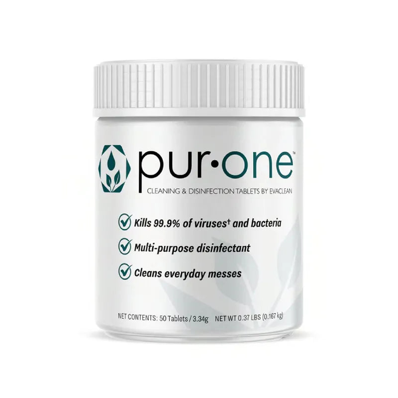 EvaClean® PurOne® Everyday 3.3g Cleaner & Disinfectant Tablets – 50-Count Bottle