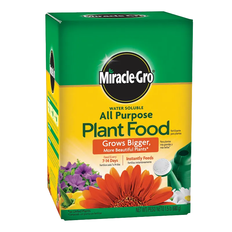Miracle-Gro Water Soluble All Purpose Plant Food, 1.5 lb