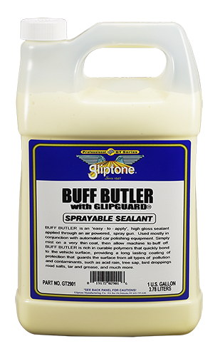 Gliptone Buff Butler with GlipGuard sprayable sealant