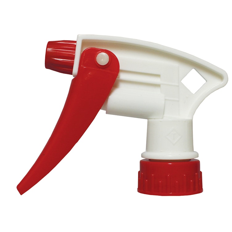 Tolco® Model 220™ Trigger Sprayer – White/Red | 1.1 mL, 28/400, 8" Tube