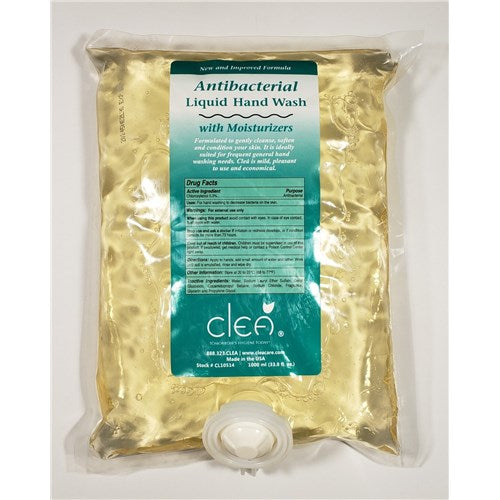 Clea® Antimicrobial Liquid Hand Soap with Moisturizers – 1000 mL | 4/Case