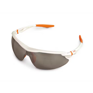 STIHL two-tone sport safety glasses with silver mirror lenses