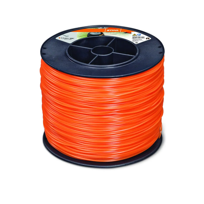 STIHL premium round orange trimmer line point 095 inch five pound bulk spool