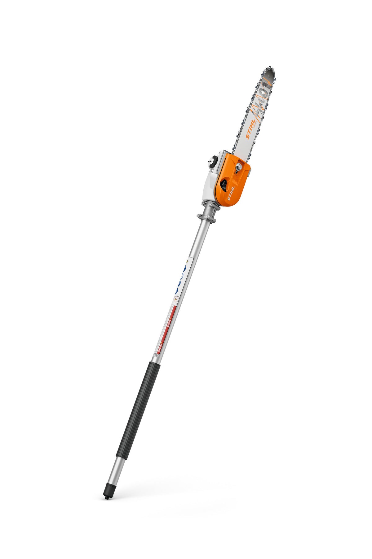 STIHL HT-KM pole pruner attachment with 12-inch guide bar and chain