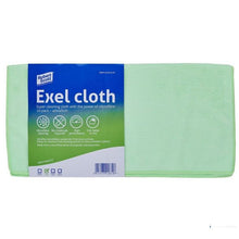 Exel Microfibre Cleaning Cloth – 40 × 40cm, Green