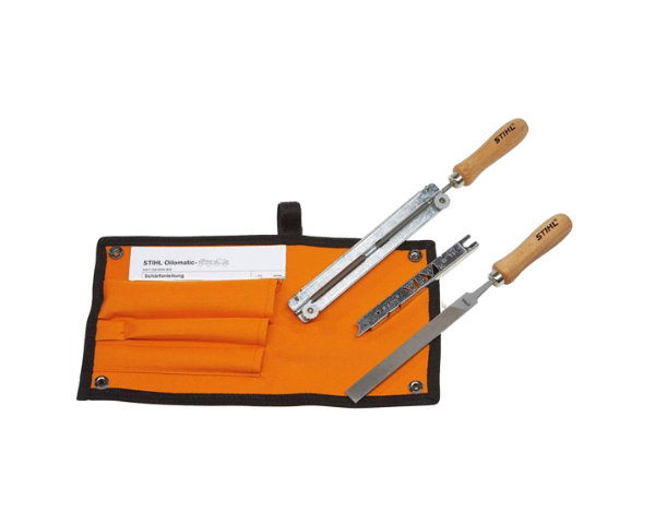 STIHL complete filing kit for quarter inch Picco saw chain with one eighth inch round file