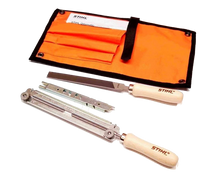STIHL complete filing kit for point 325 inch saw chain with 3/16 inch round file