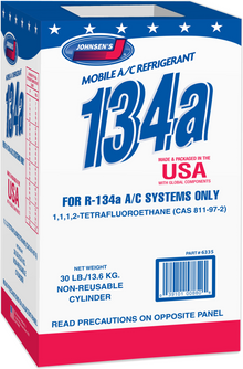 R-134a Refrigerant – 30 lb Cylinder, Made in USA