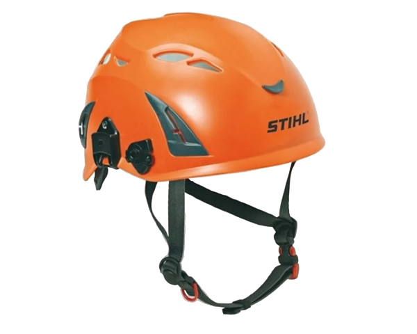 STIHL arborist climbing helmet by KASK in orange
