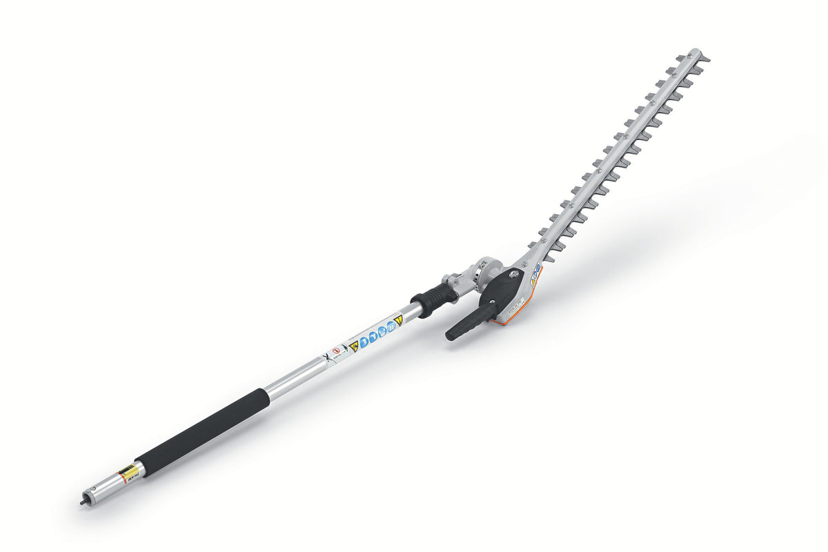 STIHL HL-KM 145-degree adjustable long-reach hedge trimmer attachment