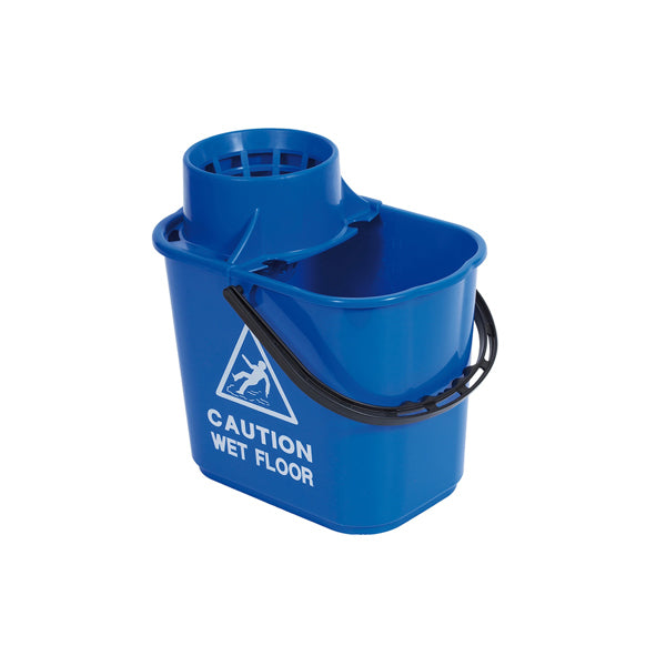 Recycled Professional Mop Bucket & Wringer – 15L, Blue