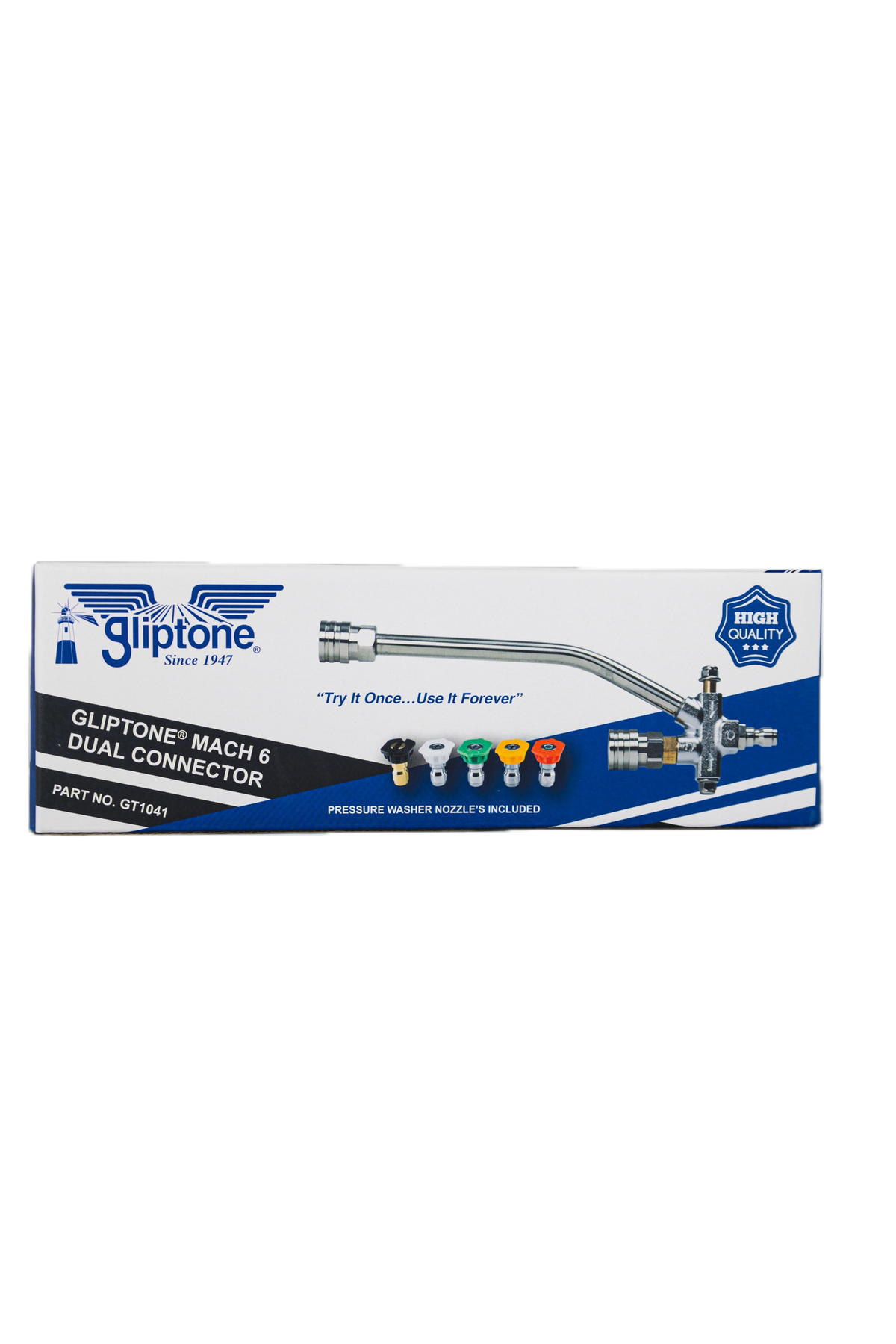 Gliptone Mach 6 dual water and foam pressure washer connector kit