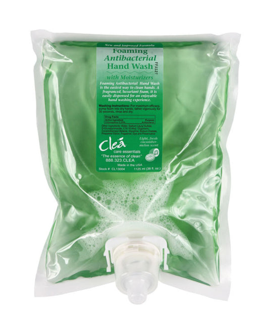 Clea® Antibacterial Foaming Hand Wash with Moisturizers – 1125 mL | 4/Case