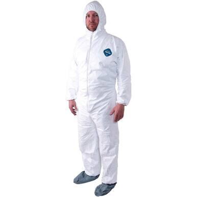 DuPont™ Tyvek® 400 TY122S Coverall with Hood & Boots – X-Large, White