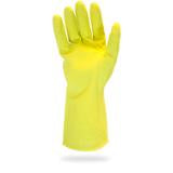 Safety Zone® Latex Flock-Lined Chemical Gloves – X-Large | 12", 16 mil, Yellow
