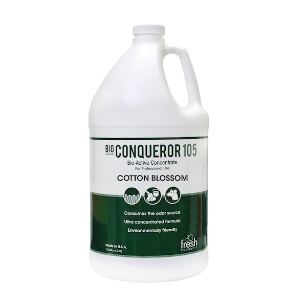 Fresh Products Bio Conqueror 105 Cleaner & Deodorizer - Cotton Blossom, 1 Gallon