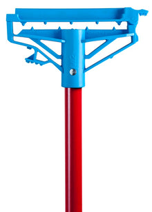 M2 STEP-N-GO red 60 inch fiberglass wet mop handle