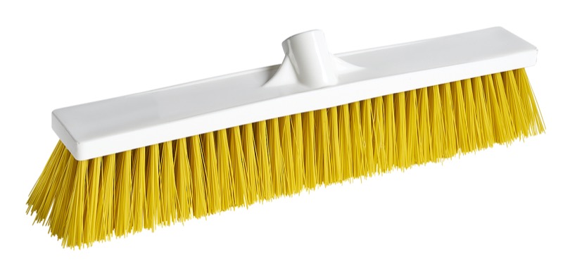 M2 24" Food Service Push Broom - Yellow