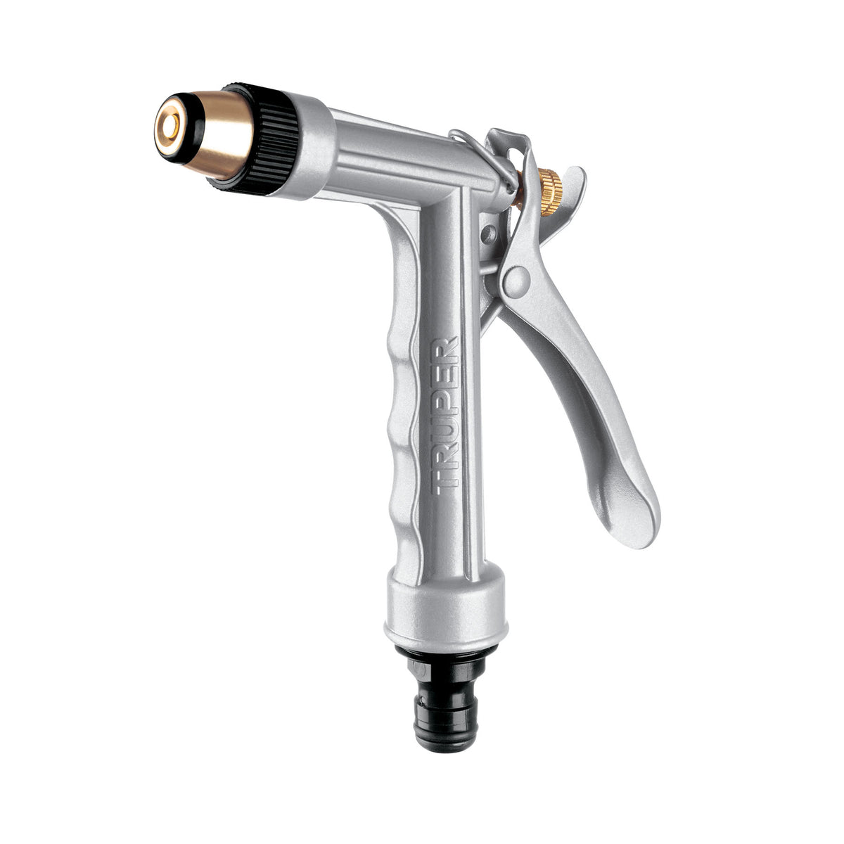Truper Adjustable Metal Pistol Hose Nozzle