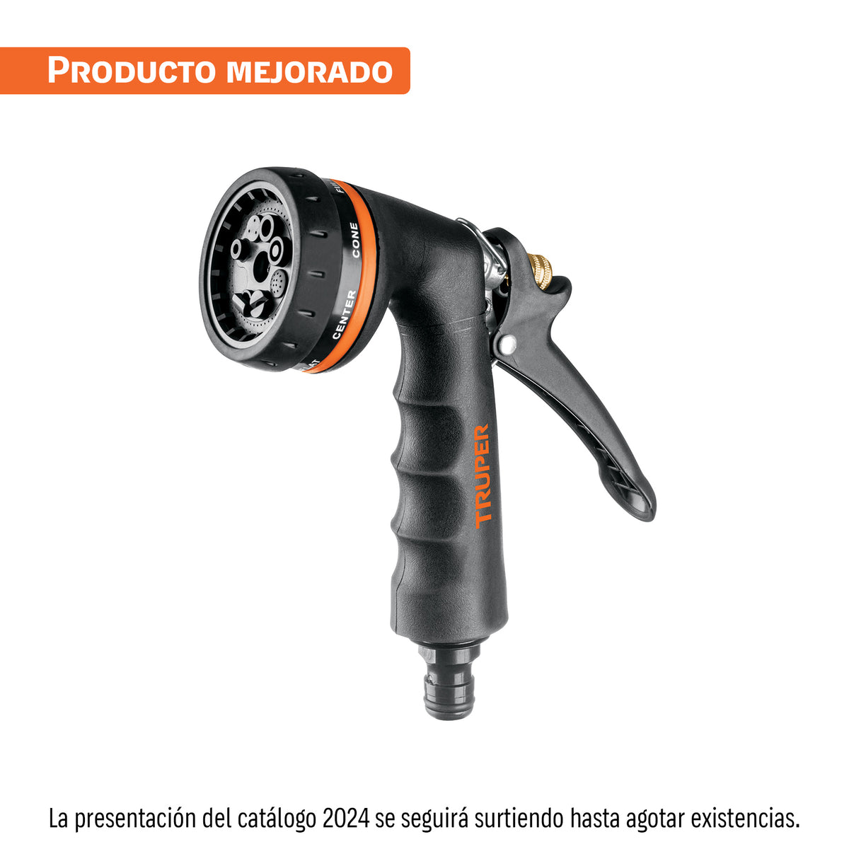 Truper Metal 8-Pattern Hose Nozzle