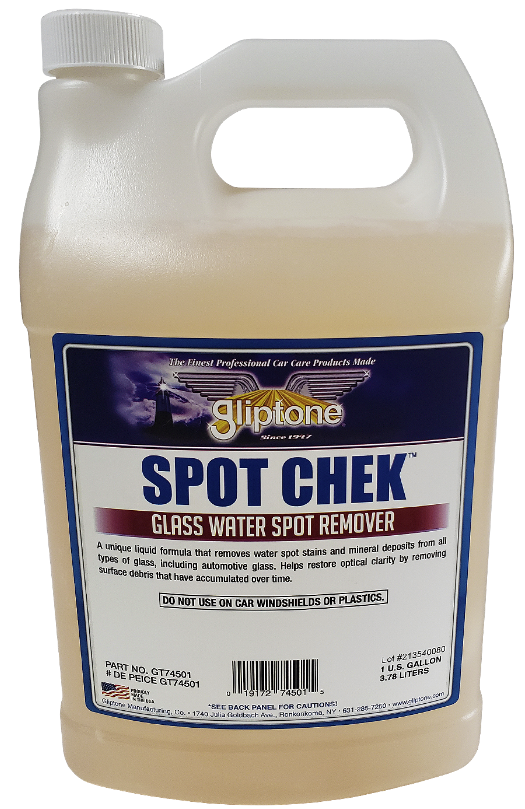 Gliptone Spot-Chek glass water spot remover one gallon container