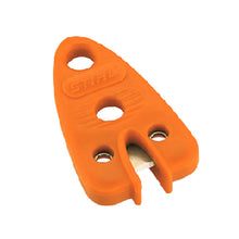 STIHL orange handheld mowing line cutter for two to four millimetre trimmer line