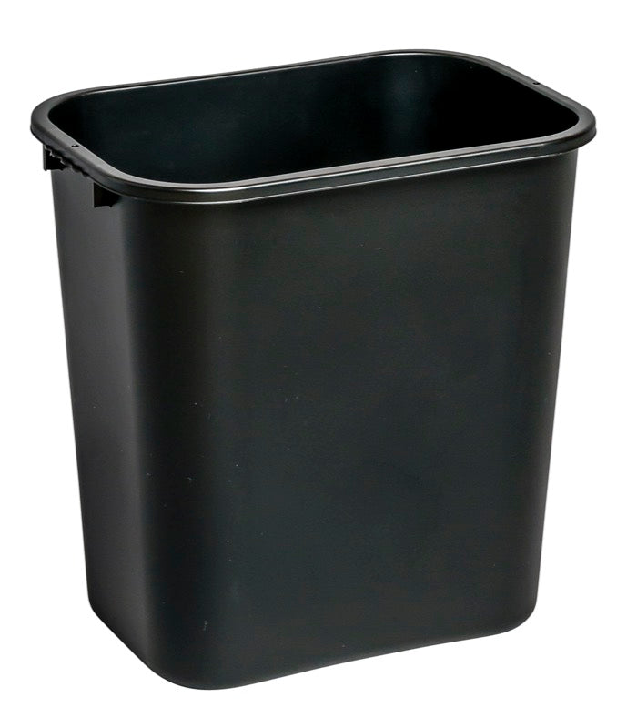 M2 black 28 quart waste basket