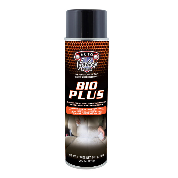 Auto Valet Bio Plus Foaming Fabric Spot & Stain Remover - 510 g (18 oz) Aerosol