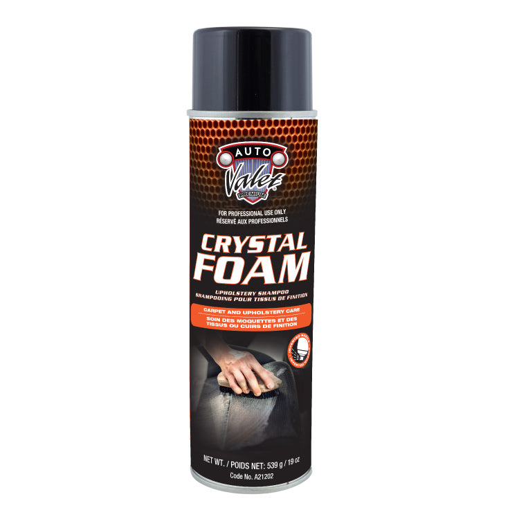 Auto Valet Crystal Foam Upholstery Shampoo - 539 g (19 oz) Aerosol