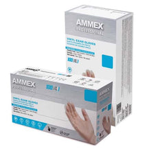 AMMEX® Professional Clear Vinyl Exam Gloves – Medium | 3 mil, 100/Box