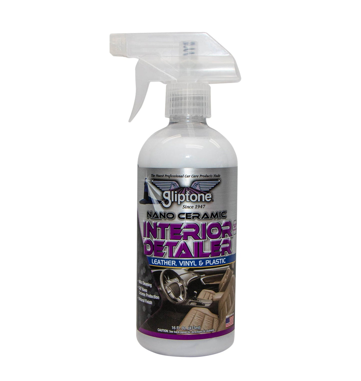 Gliptone Ceramic Interior Detailer 16 ounce spray bottle
