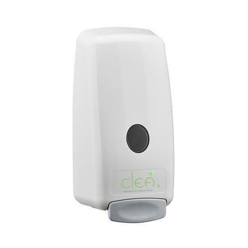 Clea® Manual Liquid Soap & Sanitizer Dispenser – White | For 1000 mL Refills