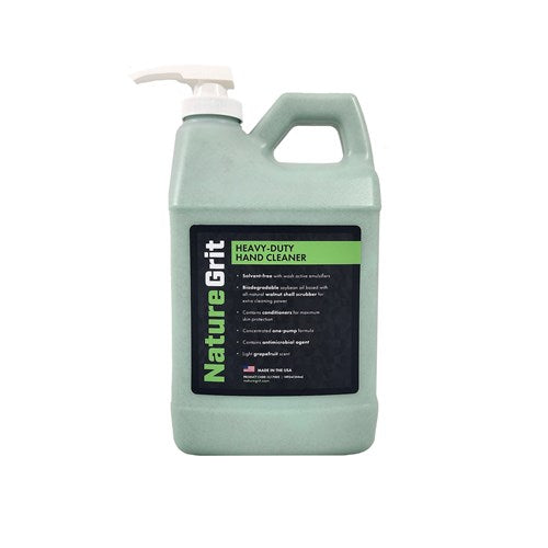 NatureGrit® Verde Heavy-Duty Hand Cleaner – Grapefruit | 1/2 Gallon Pump-Top