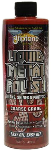 Gliptone Coarse Liquid Metal Polish 16 ounce bottle