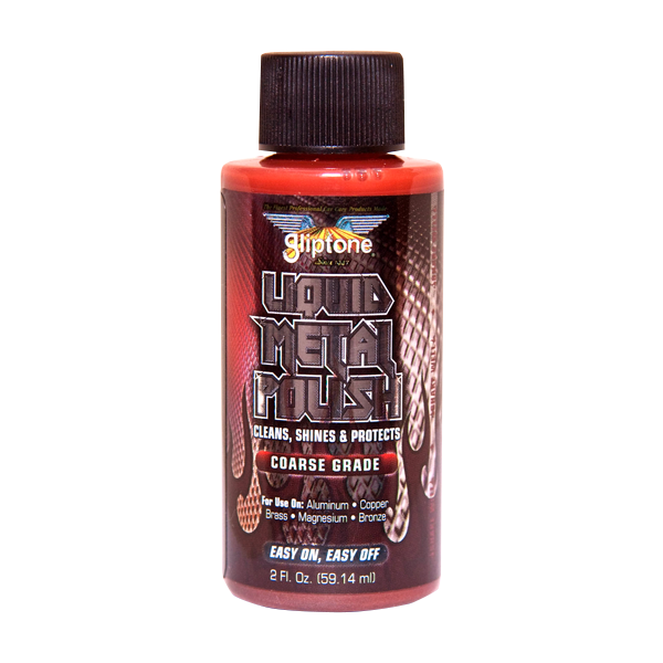 Gliptone Liquid Metal Polish coarse grade 2 ounce bottle