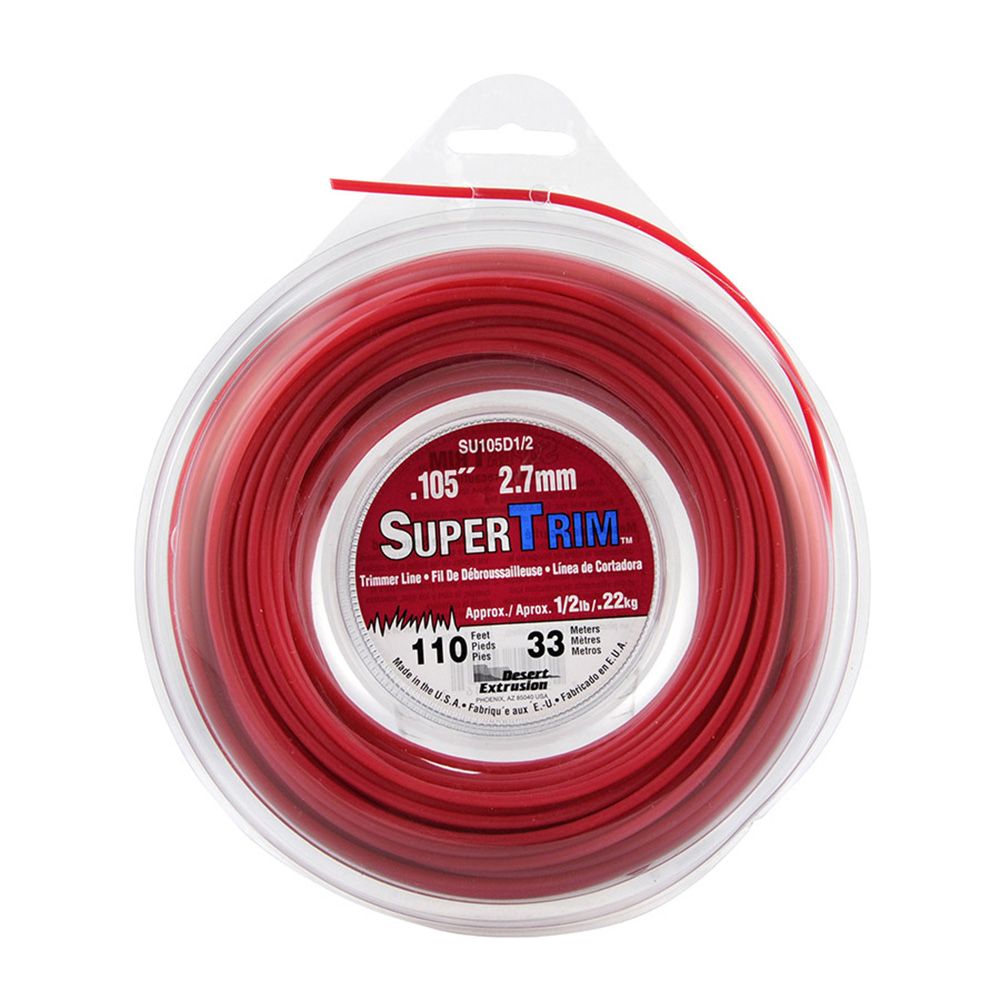 Desert Extrusion SuperTrim™ Round Trimmer Line – .105" | 1/2 lb, 110 ft