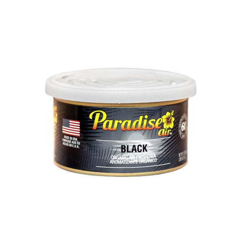 Paradise Air® Organic Air Freshener – Black | 42 g Uncapped Can