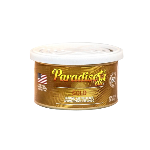 Paradise Air® Organic Air Freshener – Gold | 42 g Uncapped Can