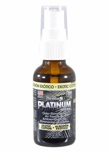 Paradise Air® Platinum Series Odour-Eliminating Air Freshener Spray – Exotic Cotton | 30 mL
