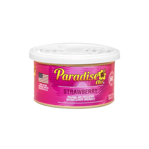 Paradise Air® Organic Air Freshener – Strawberry | 42 g Uncapped Can