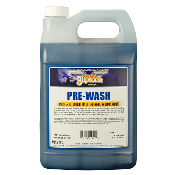 Gliptone PRE-WASH one gallon vehicle cleaning concentrate