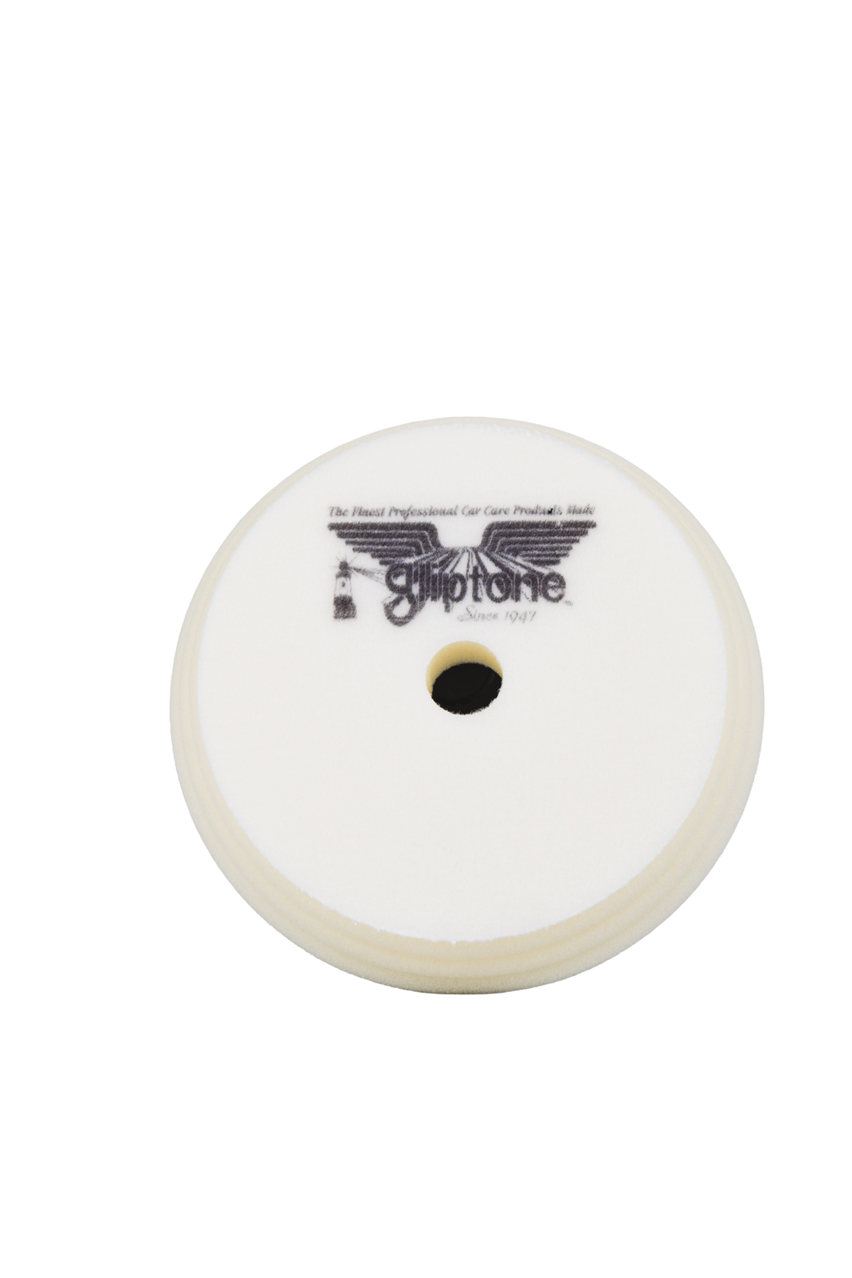Gliptone Precision Softouch 6 inch white medium cutting foam pad