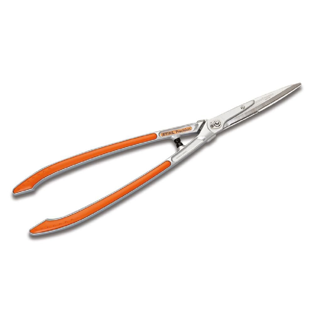 STIHL Precision bypass hedge shear with seven inch chrome-plated blade