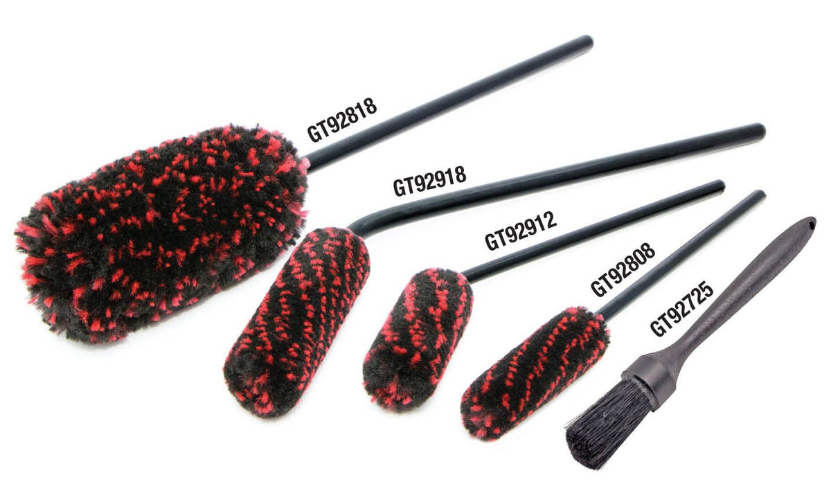 Gliptone Wheel Wools five piece metal free wheel brush assortment